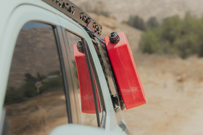 Toyota 4Runner Exterior Window Molle - Driver Side - DV8 Offroad - For DV8 Roof Rack - Black Powder Coated - `25-`26